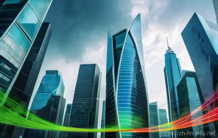 경제 지표 발표 일정 - **Prompt:** "A panoramic, high-angle shot of a futuristic global financial hub, symbolizing the 'Glo...