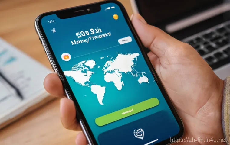 해외 취업자 금융 관리법 - A confident, diverse adult, wearing stylish business casual attire, stands in a modern, light-filled...