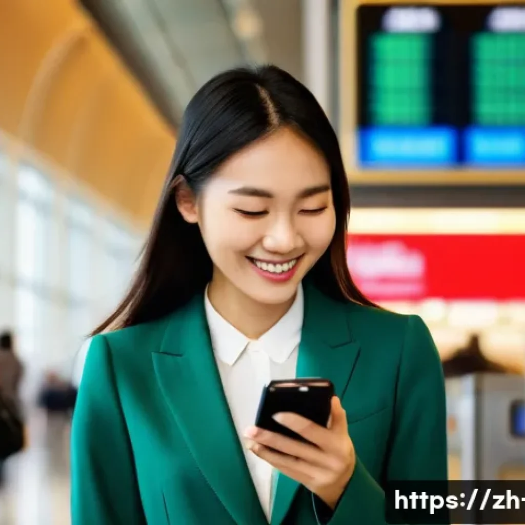 선물환과 스팟환의 차이 - **Prompt:** A vibrant, close-up shot of a young, diverse woman (East Asian, mid-20s) smiling genuine...