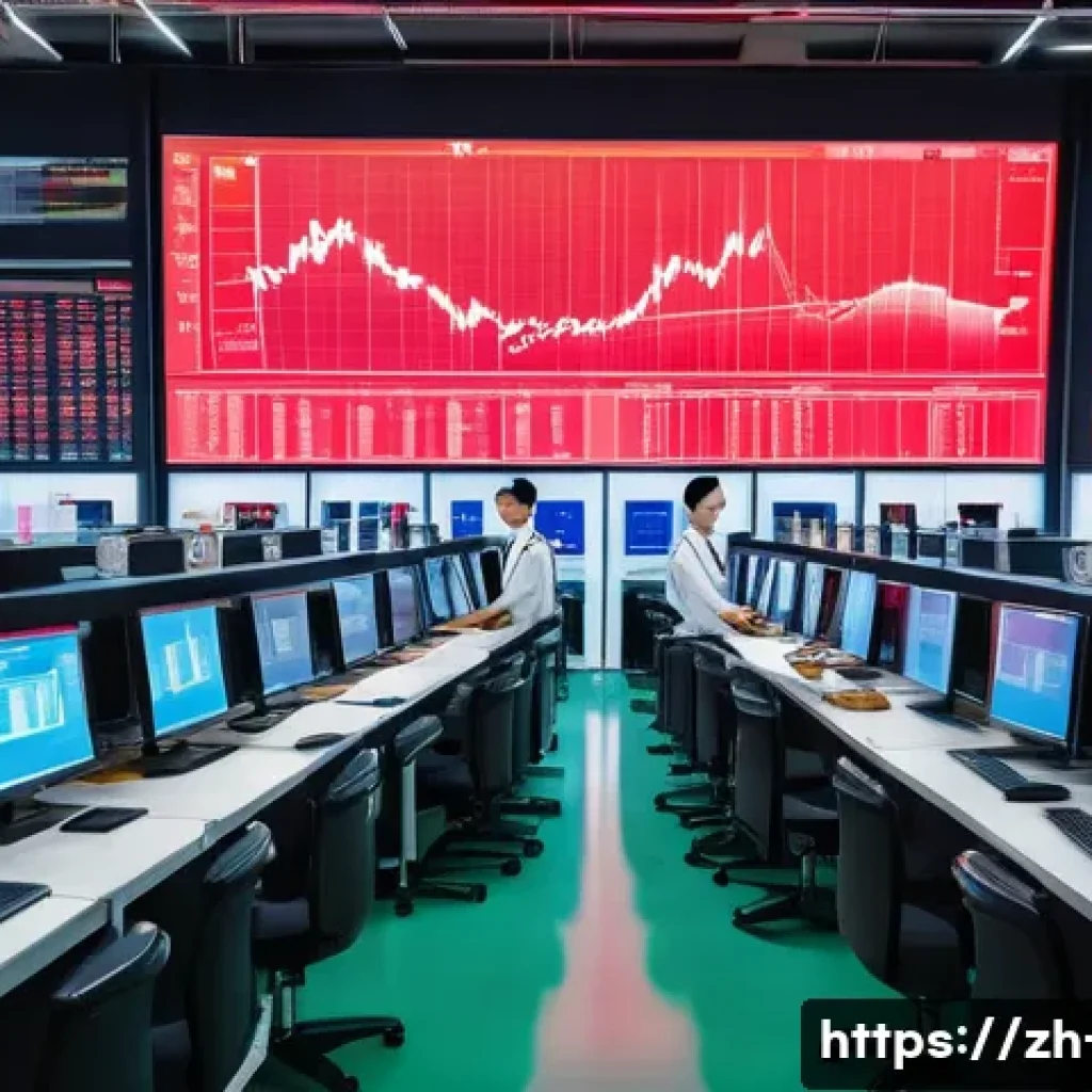 무역 거래와 환율 - A modern Chinese manufacturing factory scene showing workers in clean uniforms handling export goods...