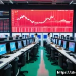 무역 거래와 환율 - A modern Chinese manufacturing factory scene showing workers in clean uniforms handling export goods...