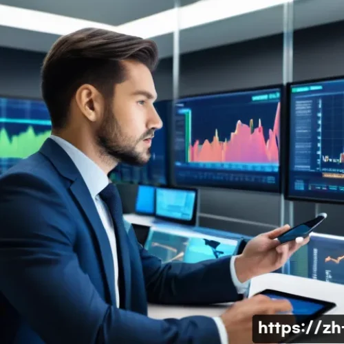 은행의 외환 관리 전략 - A modern bank trading room scene focused on real-time forex risk monitoring: multiple large digital ...